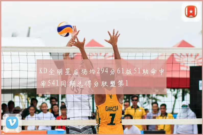 KD全明星后场均294分61板51助命中率541同期总得分联盟第1