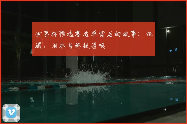 世界杯预选赛名单背后的故事:机遇、泪水与终极召唤