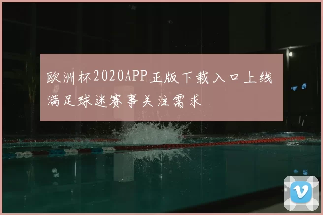 欧洲杯2020APP正版下载入口上线 满足球迷赛事关注需求