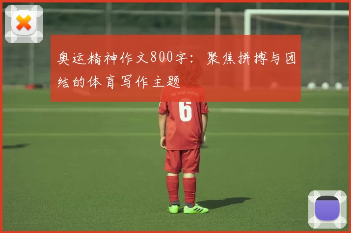 奥运精神作文800字:聚焦拼搏与团结的体育写作主题
